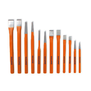 12 Pcs Chisel and Punch Set Hex (High Carbon Steel)