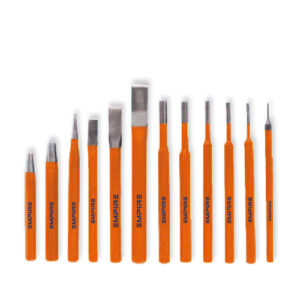 12 Pcs Chisel and Punch Set Hex (CRV)